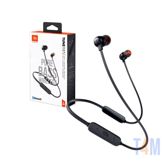 JBL TUNE 115BT WIRELESS IN-EAR HEADPHONES WITH NOICE CANCELLATION 3.7V/160MAH BACK